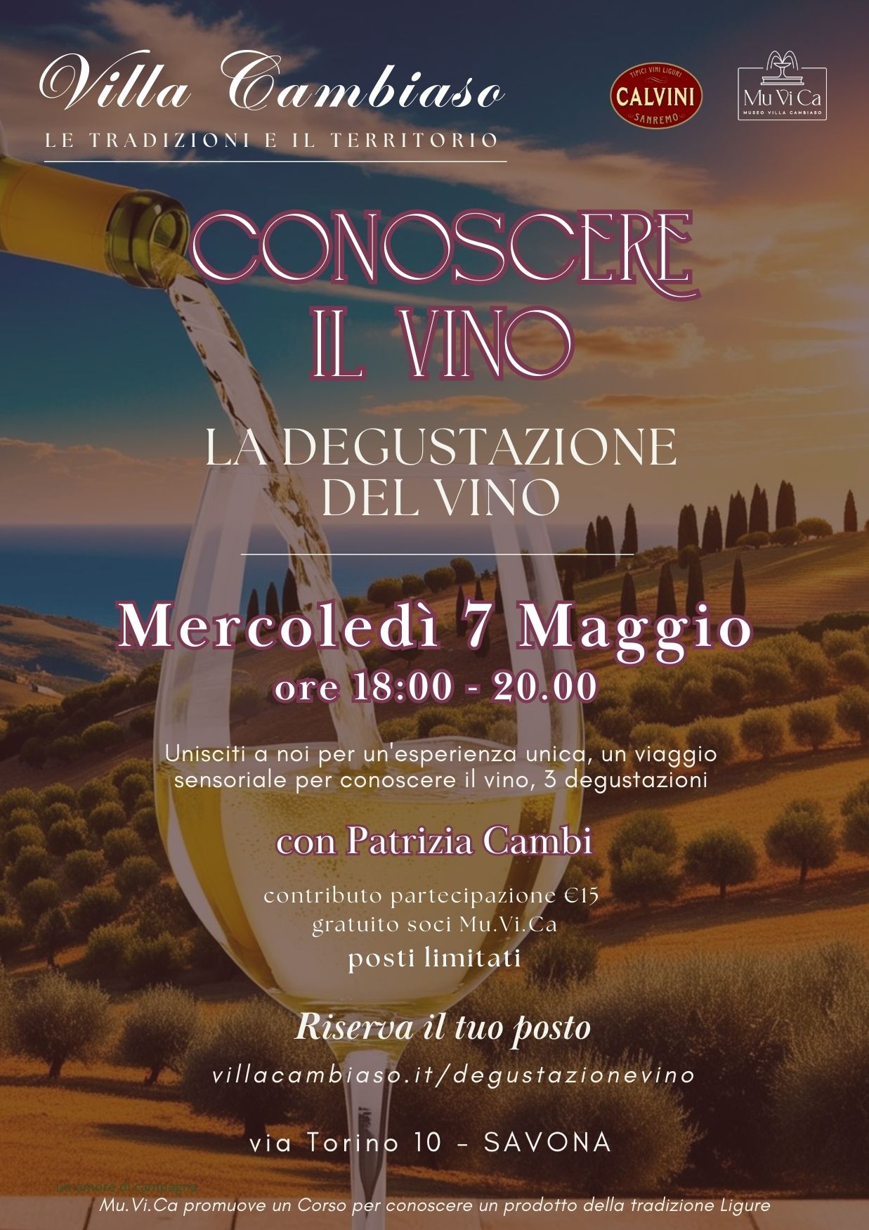 2025.05.07 - Conoscere il vino - Locandina