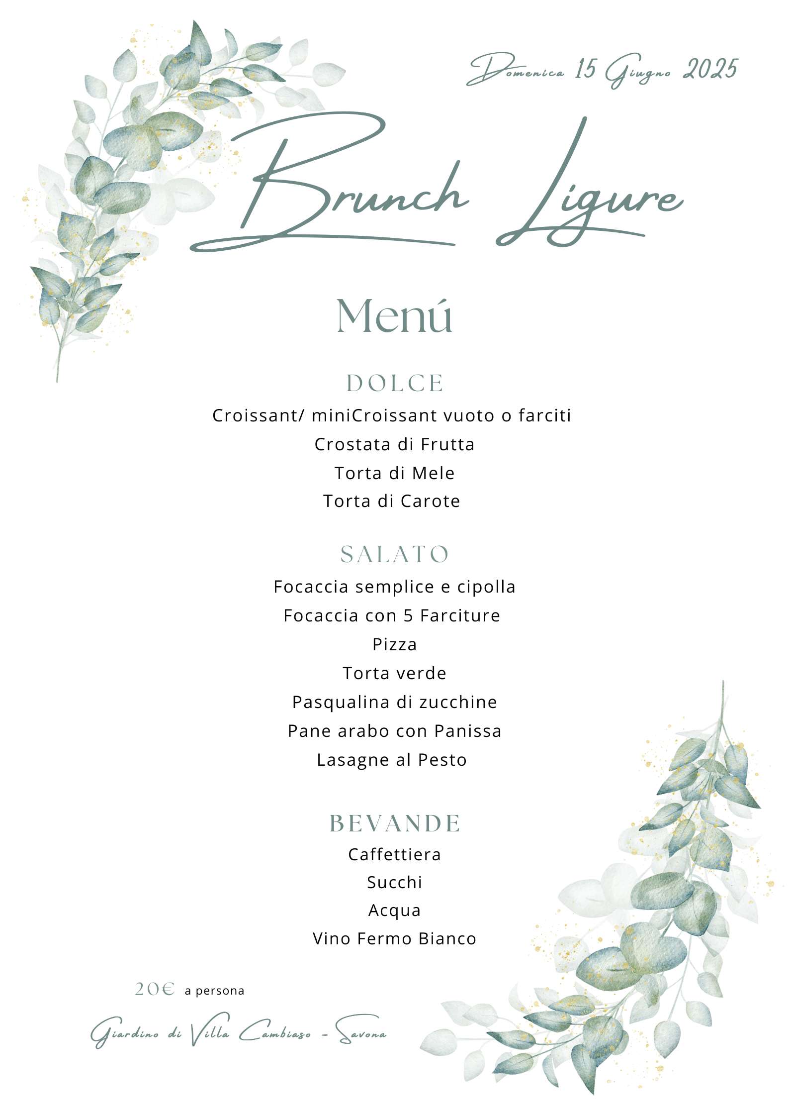 Locandina Brunch Ed 2025
